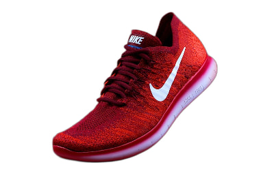 Sneaker on white studio background